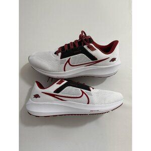 Nike Pegasus 40 Air Zoom NCAA Razorbacks Shoes Sz14 NEW + FREE SLIDES